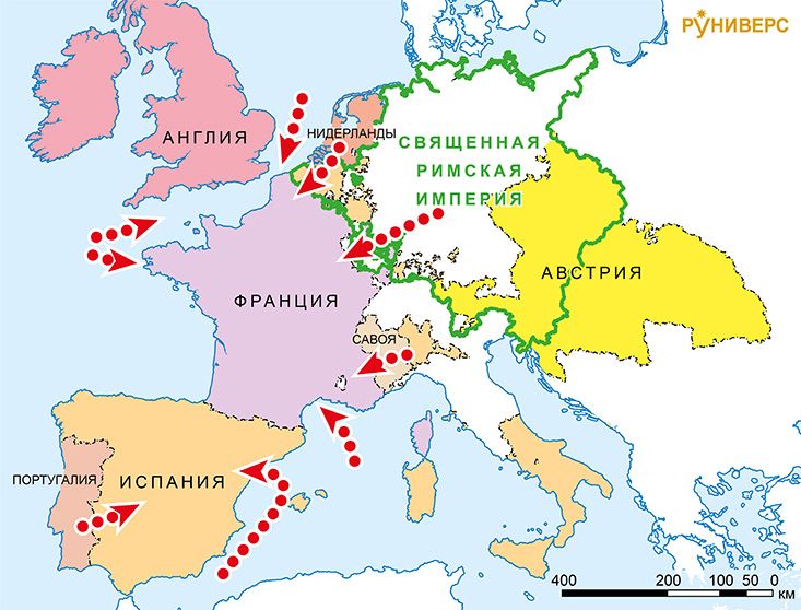 Стратегический замысел союзников по антифранцузской коалиции
