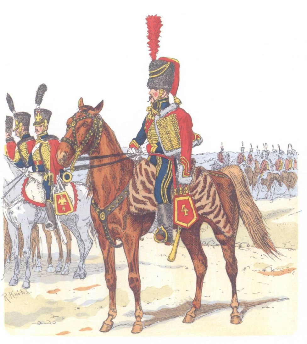 Франция. 4-й гусарский полк