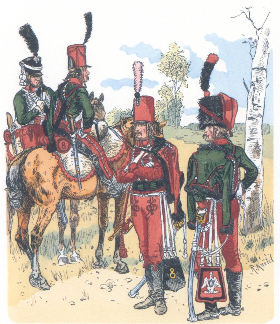 Франция. 8-й гусарский полк