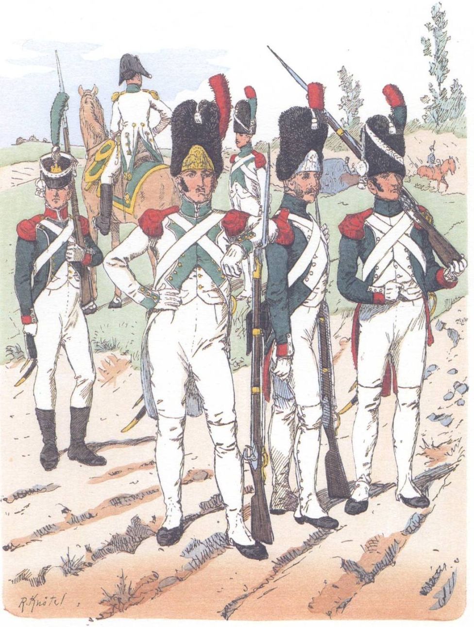 Италия. Гвардейская пехота (1812)