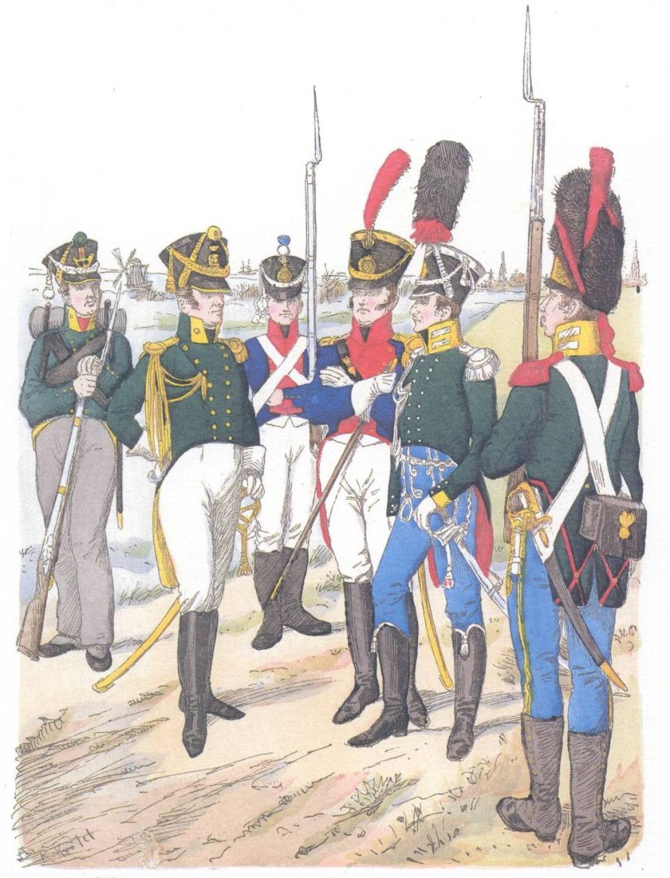 Саксонские герцогства. 4-й полк Рейнского союза (1812)