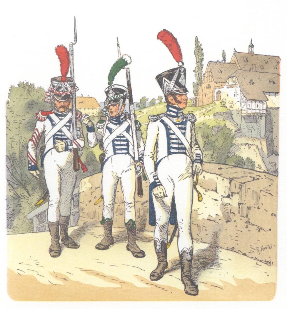 Вестфалия. Пехотный полк Королевы (1812)