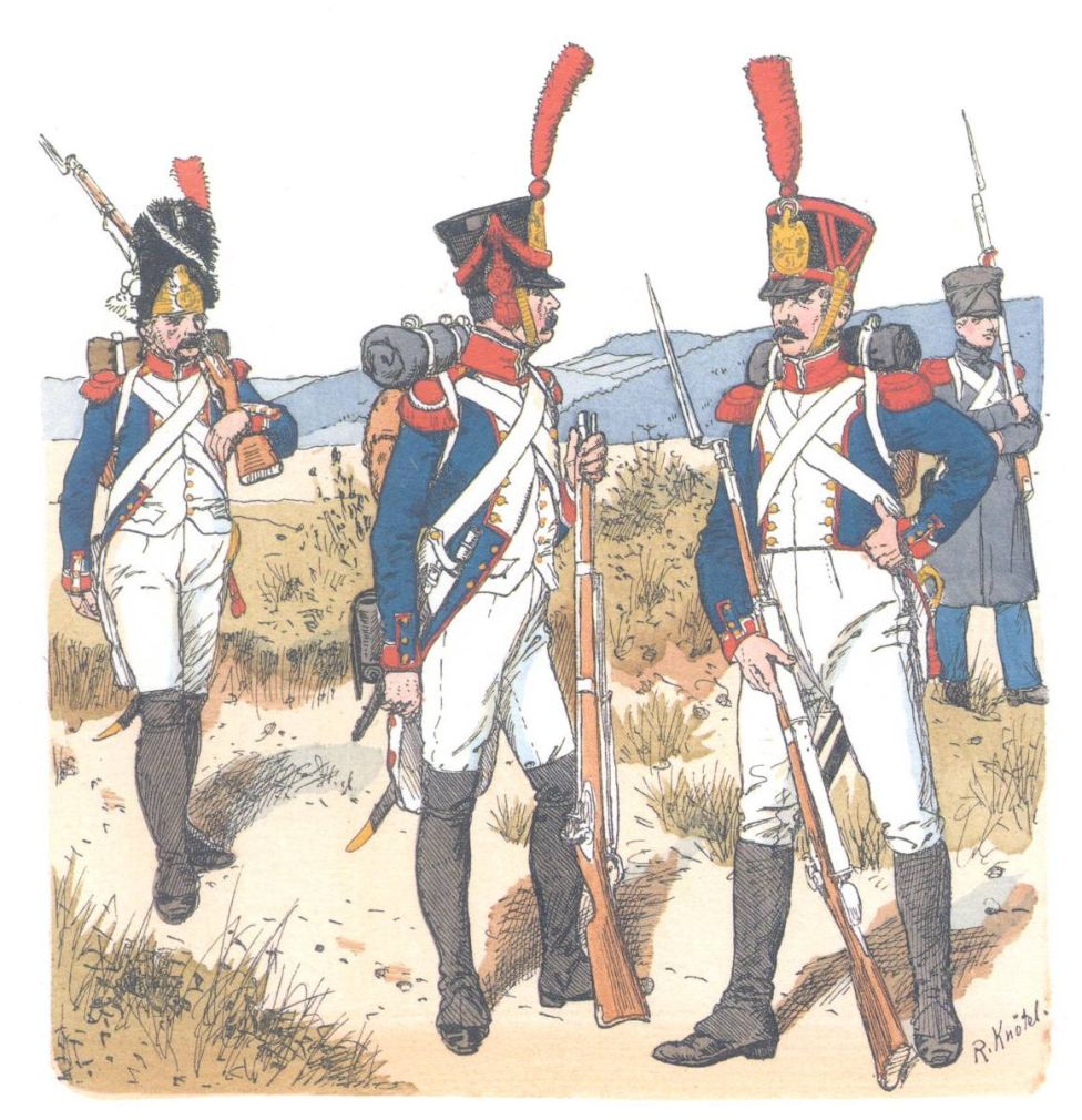 Франция. Гренадеры линейной пехоты