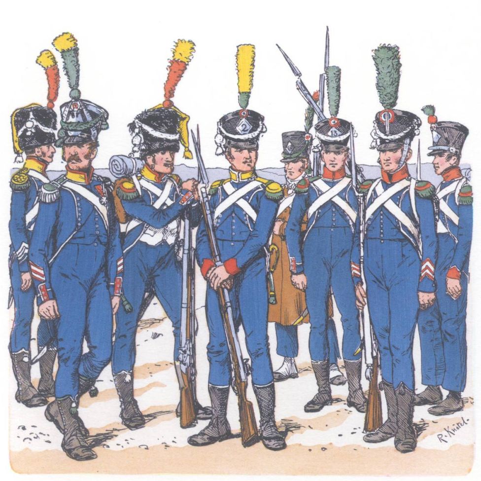 Франция. Легкая пехота
