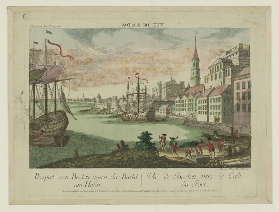 Бостонский порт, 1774 год 