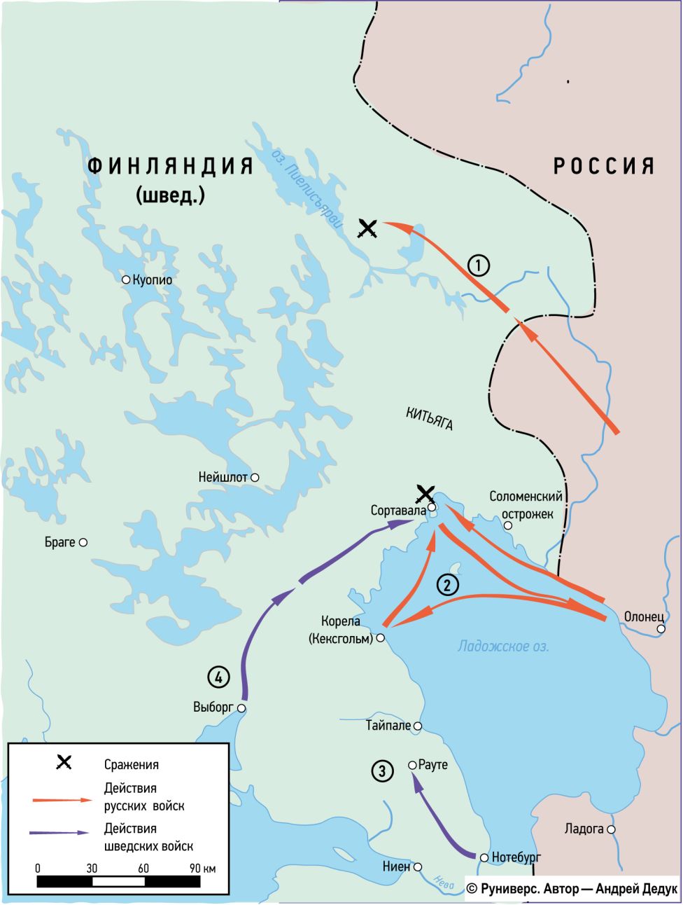 Летняя кампания 1657 г. в Карелии