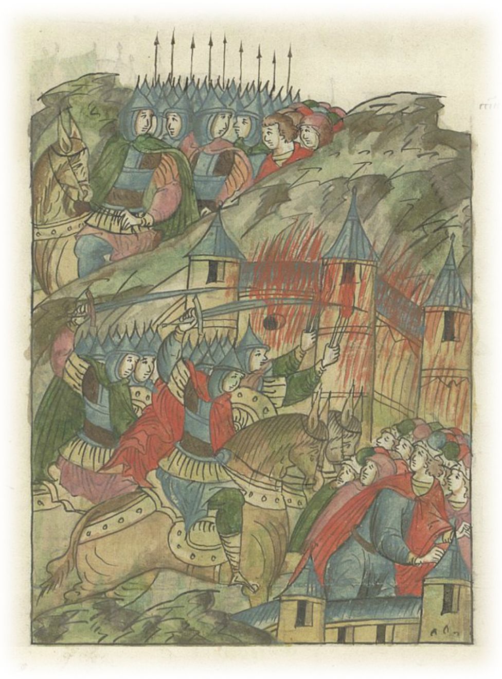 Посланные Батыем татары сжигают город Переяславль Русский, убивают и берут в плен жителей.