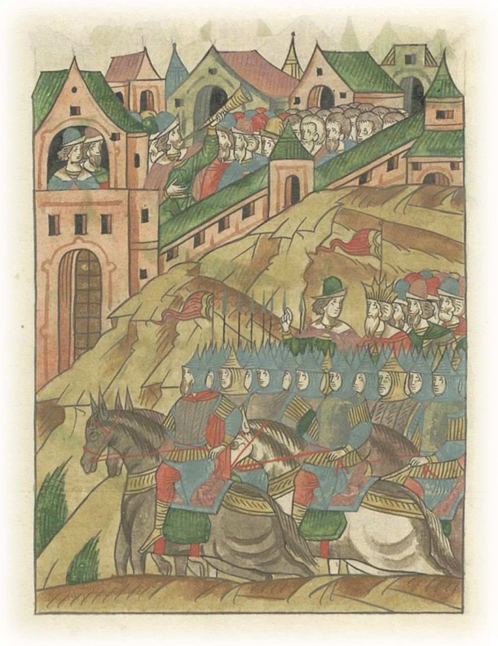 Царь Тохтамыш приходит к Москве. 