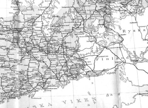 Карта Южной Финляндии. Театр военных действий 1788-1790 гг.