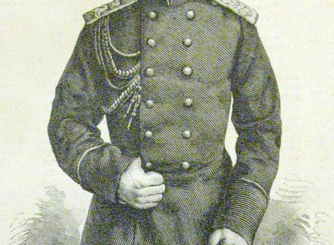 П.Ф. Борель (художник), П. Диамантовский (гравер). Портрет Н. В. Мезенцова. 1878 год