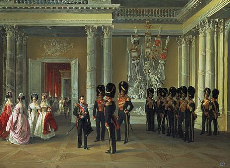 А.Ладюрнер. 1838 год. Гербовый зал Зимнего Дворца. Государственный Эрмитаж