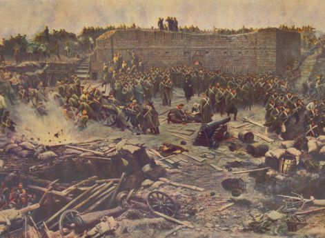 Ф.Рубо. 1904 год. фрагмент панорамы «Оборона Севастополя»