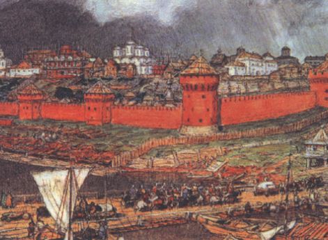 А.М.Васнецов. 1921 год. Московский кремль при Иване III