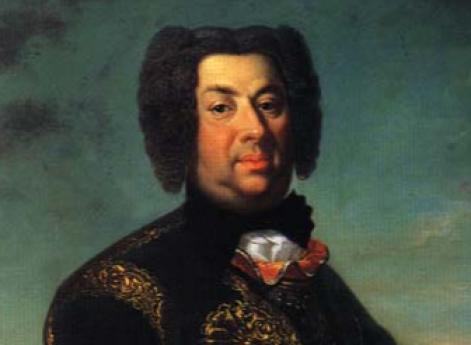 Адмирал В.А. Дмитриев-Мамонов. Л.-П. Лудден. 1735 год