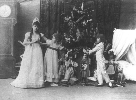 Фрагмент спектакля «Щелкунчик» в постановке Императорского Мариинского театра, 1892 год