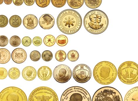 Золотые монеты "не для обращения"