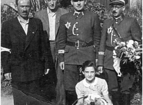 Еврейские полицейские в гетто г. Краков. 1942 г.