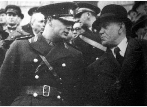 Король Михай I и премьер-министр Петру Гроза