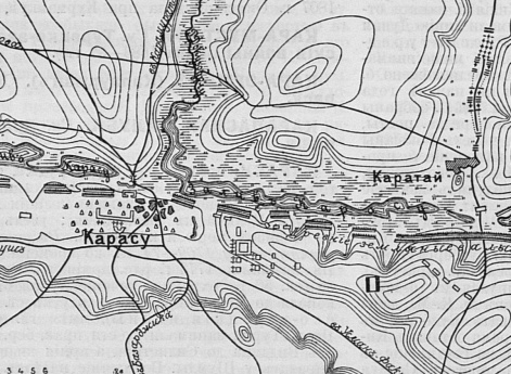 Район боев в русско-турецкую войну 1769-1774 годов у Карасу