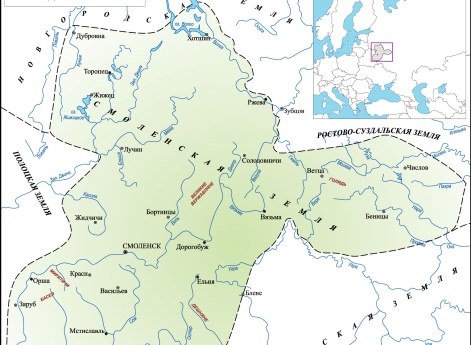 Смоленская земля середины XII века