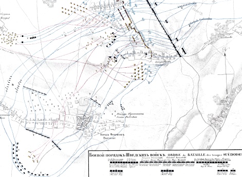 Сражение при Фрауштате между союзной Саксонско-Российской армией, под начальством Генерала Шуленбурга, и корпусом Шведских войск, под предводительством Генерала Рейншильда, 2 февраля 1706 года
