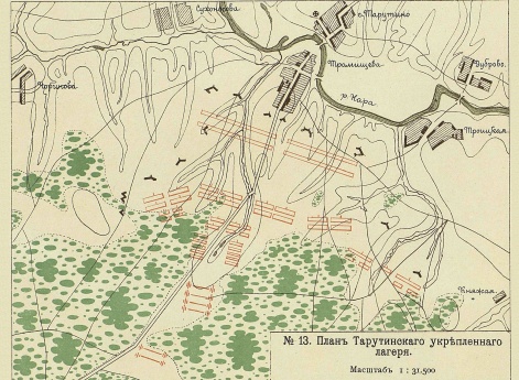 Отечественная война 1812 года.  Тарутинский укрепленный лагерь
