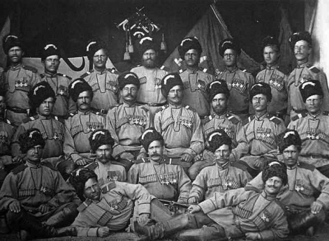 Сибирские казаки - георгиевские кавалеры, участники Кокандского похода 1875-1876 годов