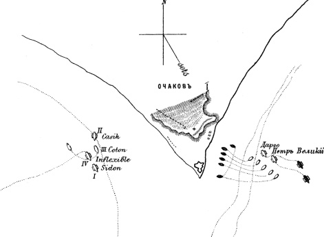 Сражение при Очакове, 22 сентября 1854 года
