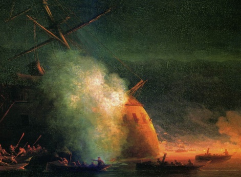 Минная атака катеров парохода «Великий князь Константин» на Сухумском рейде