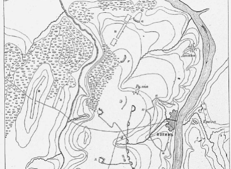 Русско-турецкая война 1787–1791 гг. План осады крепости Хотин