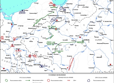 Заграничные походы Русской армии 1813-1814 гг. Положение на 20 февраля 1813 г.