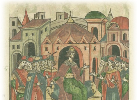 Князь Юрий Святославич Смоленский садится на великом княжении Смоленском.