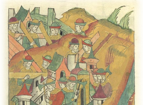 Переставление города Темникова в другое место на реке Мокше.