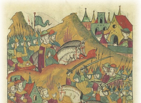 Воеводы великого князя Ивана Васильевича воюют в Литовской земле.