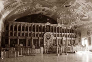 Студент Павел Флоренский произносит проповедь "Вопль крови"