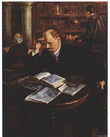 Ленин выписывает из бернской библиотеки книги