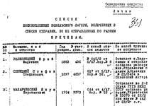 Списки военнопленных Козельского лагеря