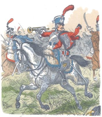 Франция. 10-й гусарский полк