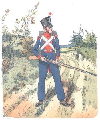 Гессен-Дармштадт. Лейб-гвардии пехотный полк (1809)